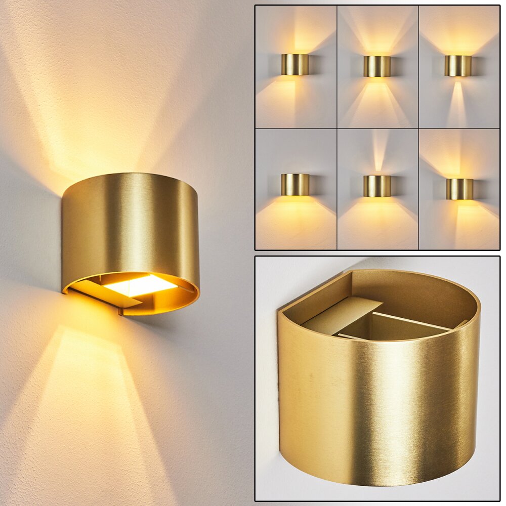 Applique murale Badajoz LED Or, Laiton, 1 lumière main product photo