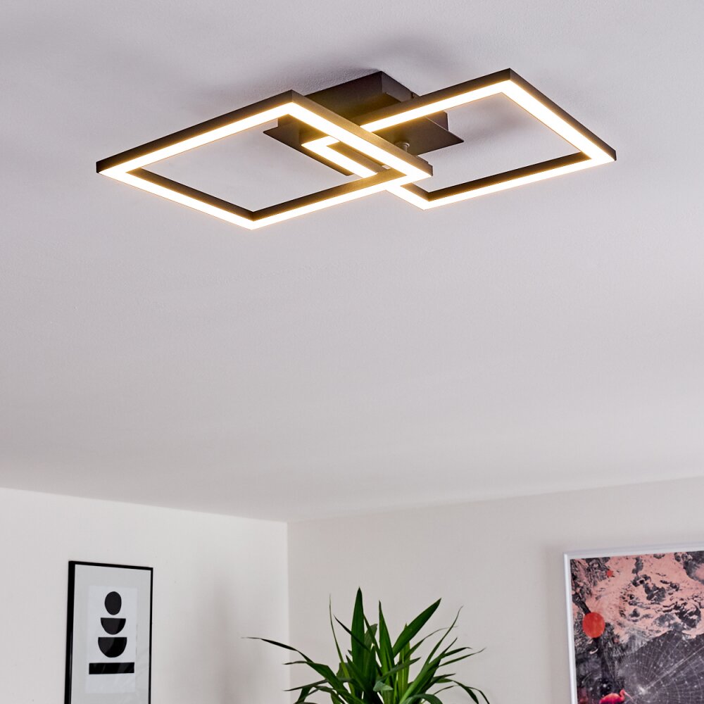 Plafonnier Thara LED Noir, 1 lumière main product photo
