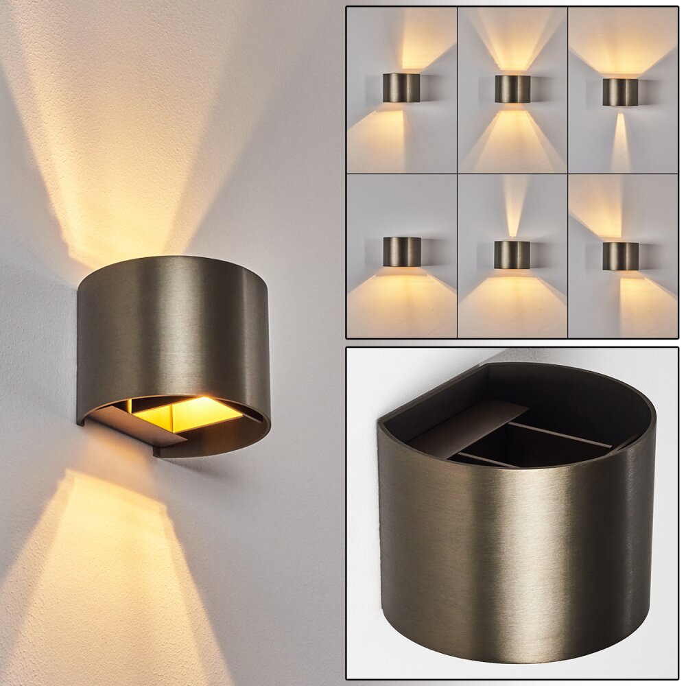 Applique murale Badajoz LED Brun, 1 lumière main product photo