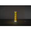 Lampe de table Reality Rico LED Chrome, 1 lumière, Télécommandes, Changeur de couleurs