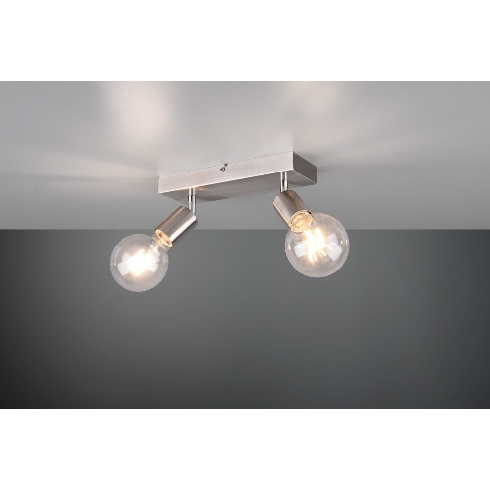 Spot Reality Vannes Nickel mat, 2 lumières main product photo