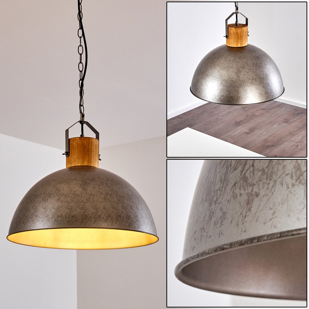Suspension Tholen Brun, Argenté, 1 lumière main product photo