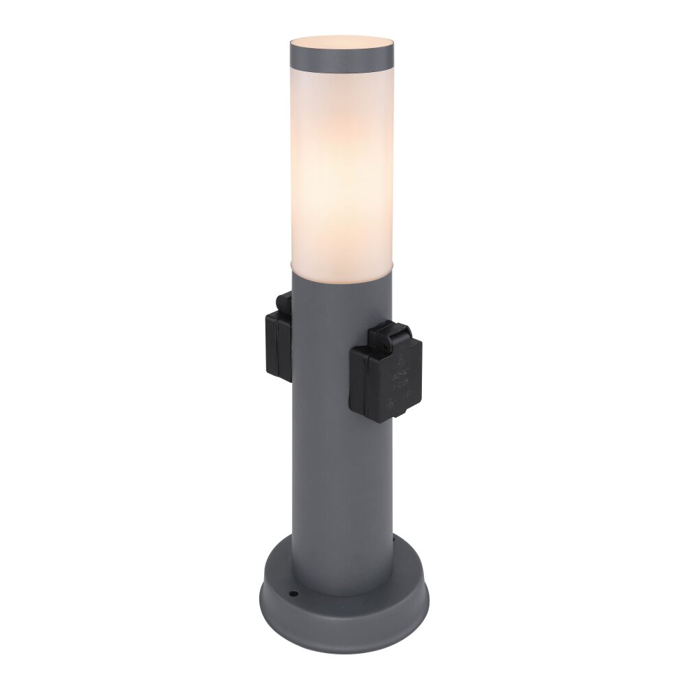 Borne lumineuse Globo BOSTON Anthracite, 1 lumière main product photo