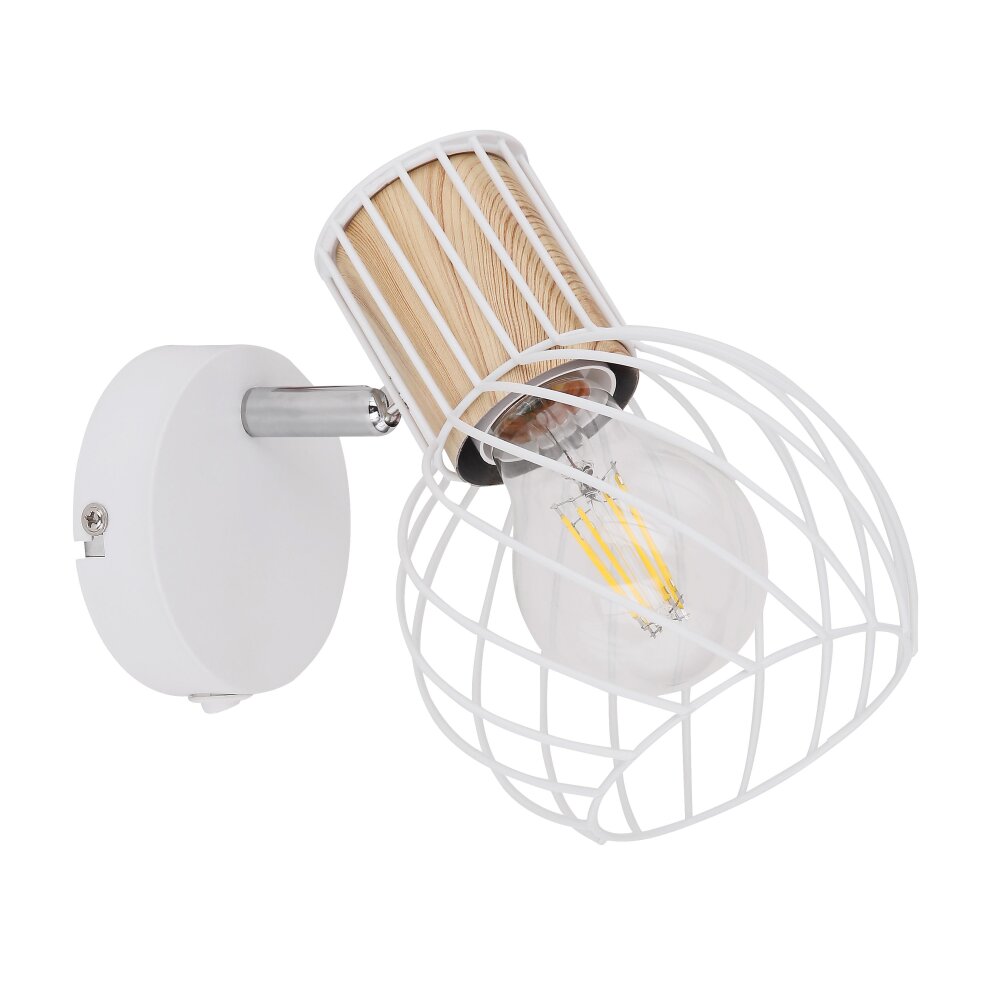 Spot Globo LUISE Blanc, 1 lumière main product photo
