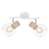 Spot Globo LUISE Blanc, 2 lumières