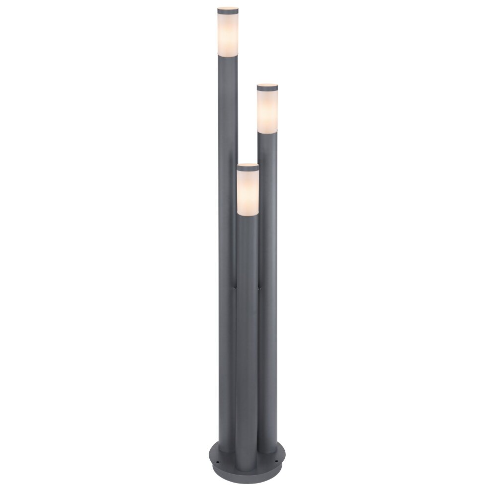 Borne lumineuse Globo BOSTON Anthracite, 3 lumières main product photo