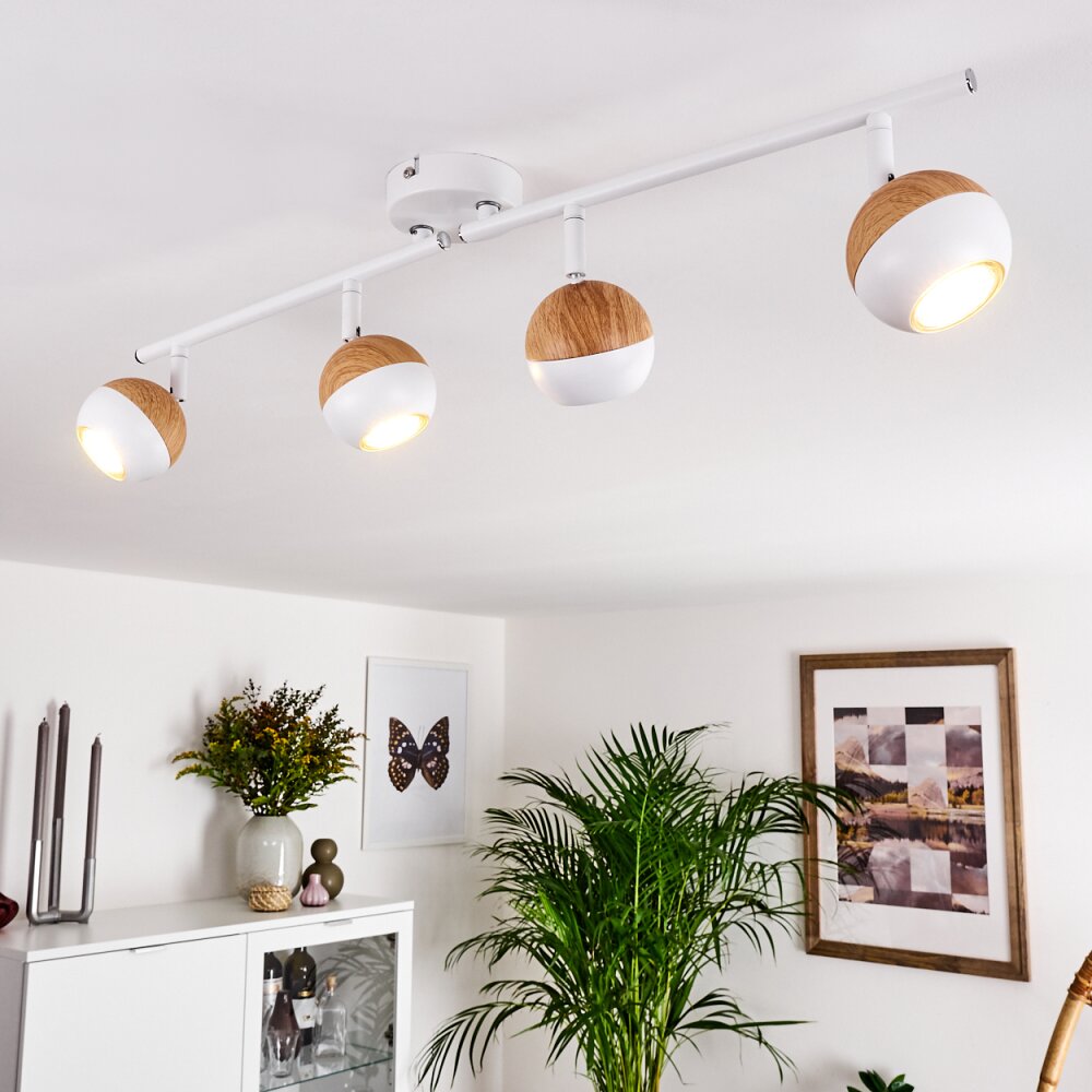 Plafonnier Kotaoa LED Blanc, 4 lumières main product photo