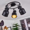 Plafonnier Juliboy Noir, 3 lumières