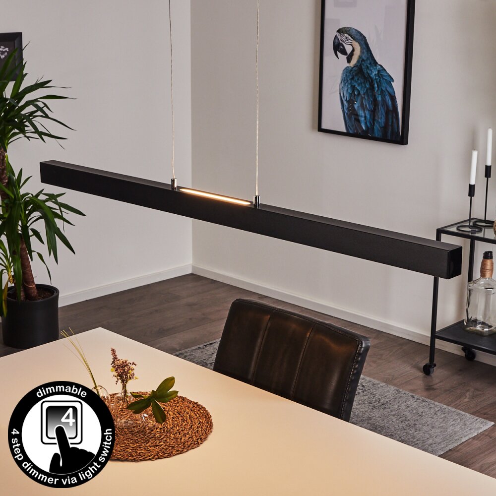 Suspension Tumbila LED Noir, 1 lumière main product photo