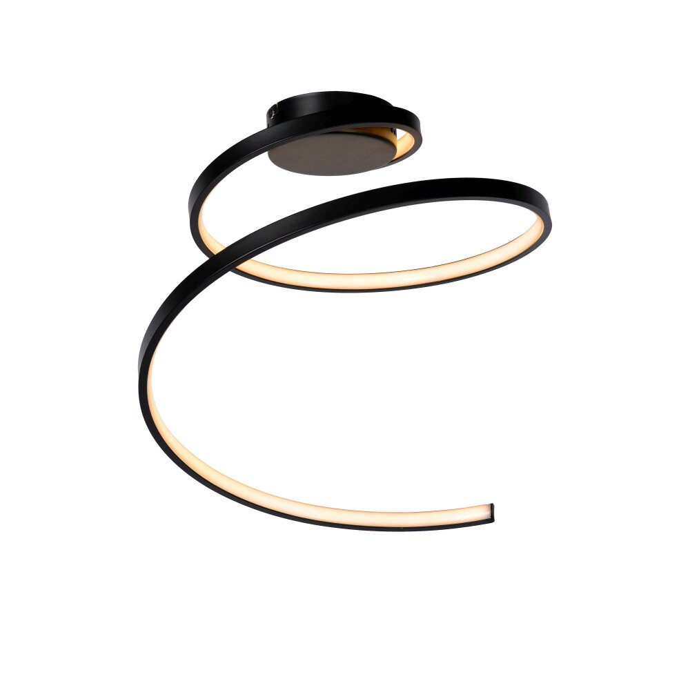 Plafonnier Lucide MAXENCE LED Noir, 1 lumière main product photo