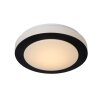 Plafonnier Lucide DIMY LED Noir, Blanc, 1 lumière