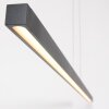 Suspension Steinhauer Light Stripe LED Noir, 1 lumière