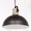 Suspension Steinhauer Gearwood Anthracite, 1 lumière