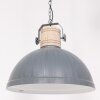 Suspension Steinhauer Gearwood Gris, 1 lumière