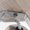 Plafonnier Steinhauer Gearwood Brun, Nickel mat, 3 lumières