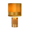 Lampe de table Lucide FRIZZLE Laiton, Ocre, 1 lumière