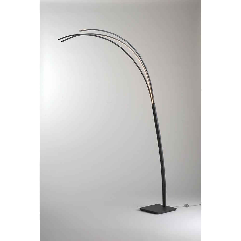 Lampe courbe Bopp-Leuchten BOW LED Anthracite, 1 lumière main product photo