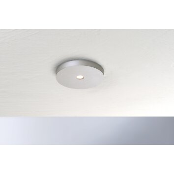 Plafonnier Bopp-Leuchten CLOSE LED Argenté, 1 lumière