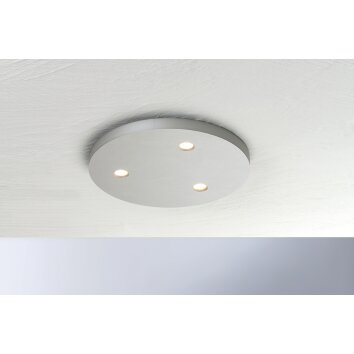 Plafonnier Bopp-Leuchten CLOSE LED Argenté, 3 lumières