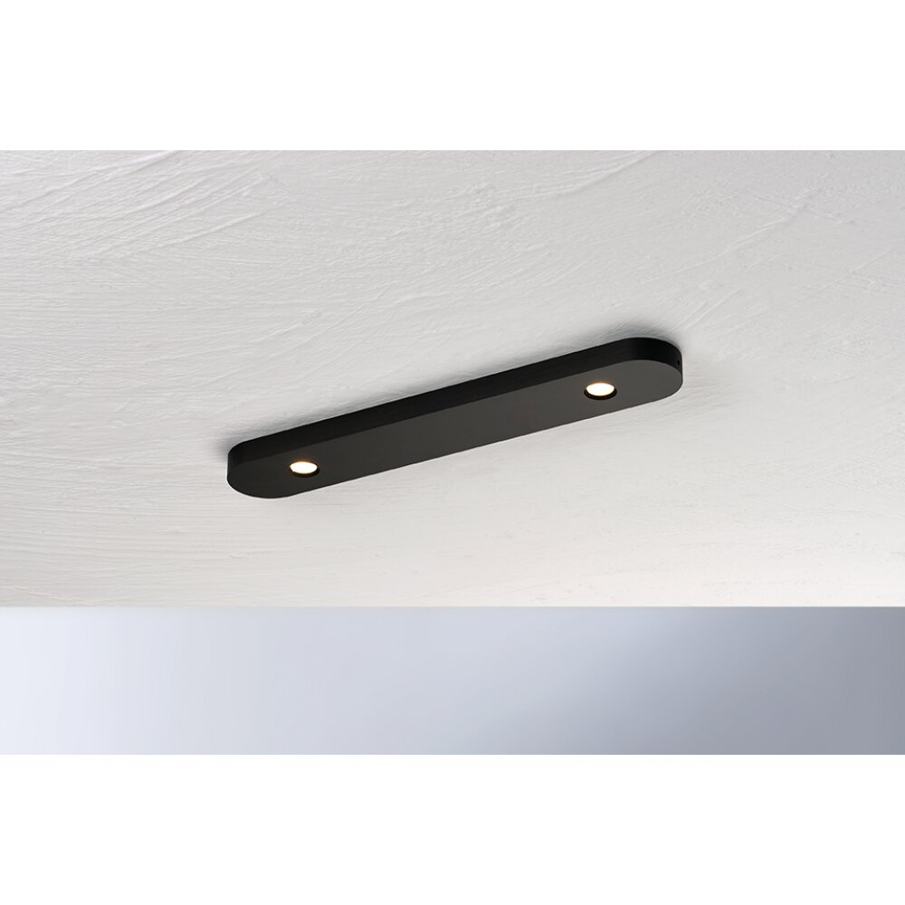 Plafonnier Bopp-Leuchten CLOSE LED Noir, 2 lumières main product photo