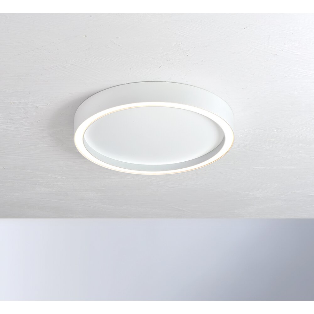 Plafonnier Bopp-Leuchten AURA LED Blanc, 1 lumière main product photo