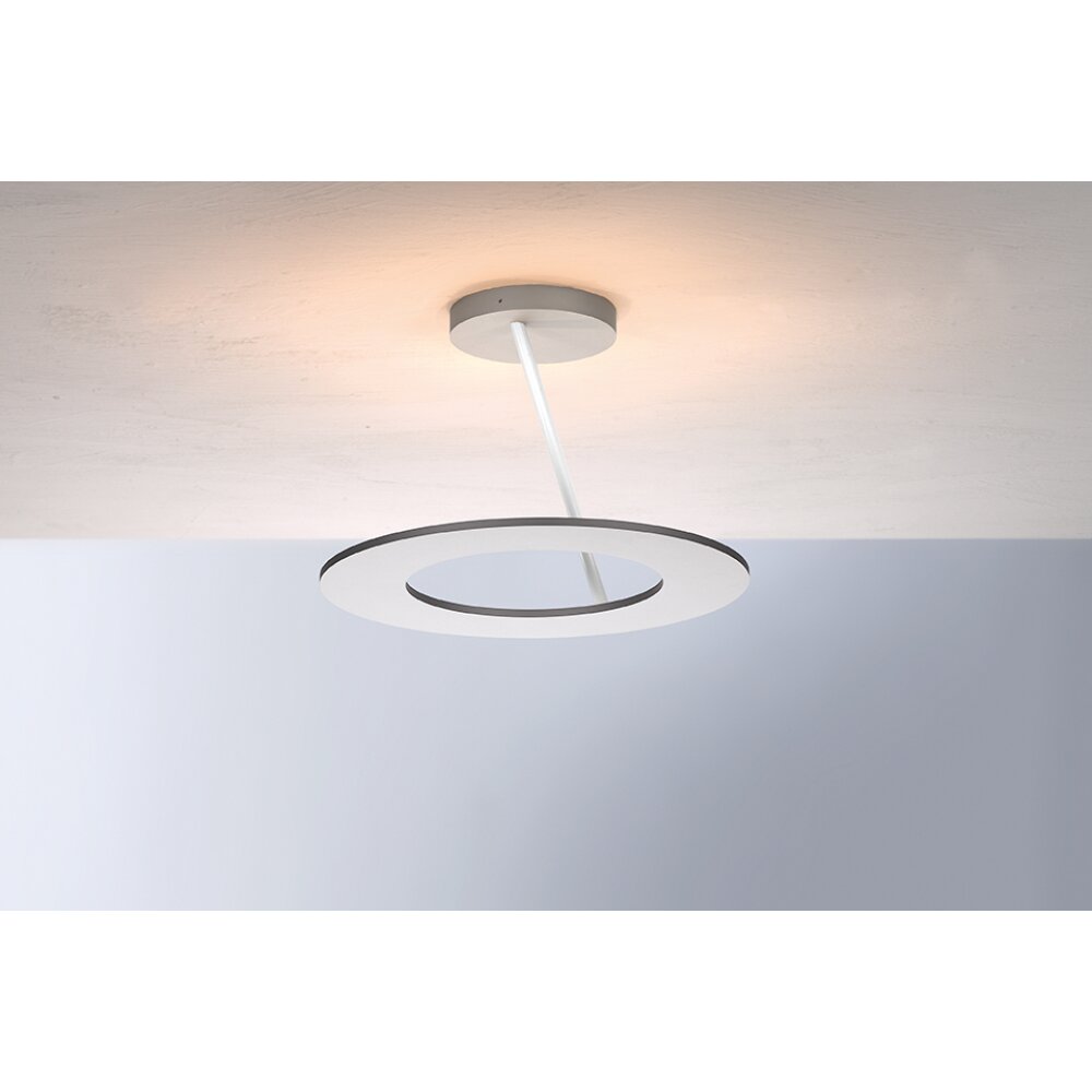 Plafonnier Bopp-Leuchten STELLA LED Aluminium, Argenté, Blanc, 4 lumières main product photo