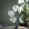 Suspension Marore Argenté, 3 lumières