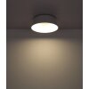 Plafonnier Globo CROTONE LED Blanc, 1 lumière, Télécommandes