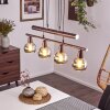 Suspension Warga LED Bronze, 4 lumières