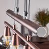 Suspension Warga LED Bronze, 4 lumières