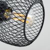Plafonnier Pipisu Noir, 1 lumière