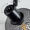 Plafonnier Pipisu Noir, 1 lumière