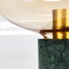 Lampe de table Maoro Vert, Laiton, 1 lumière