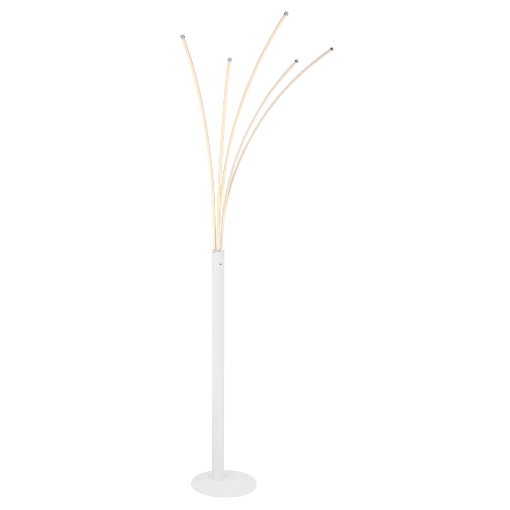 Lampe courbe Globo BIZZY LED Blanc, 1 lumière main product photo