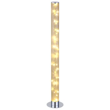 Lampadaire Globo ROCKY LED Chrome, 1 lumière