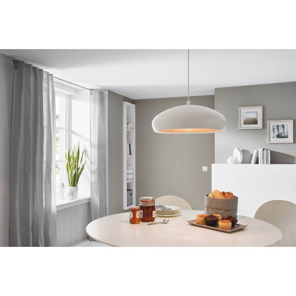 Suspension EGLO MOGANO Cuivre, Blanc, 1 lumière main product photo