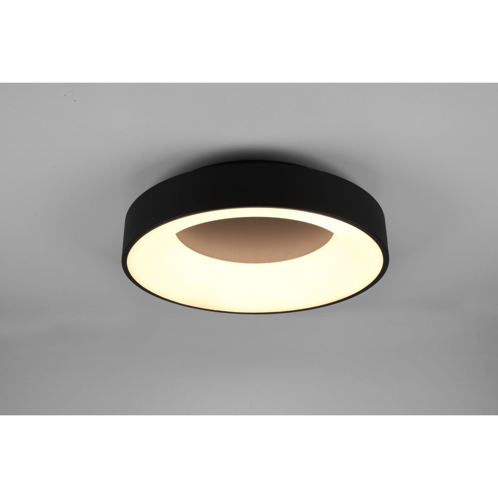 Plafonnier Trio Girona LED Noir, 1 lumière main product photo