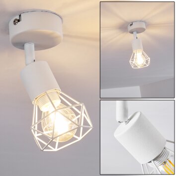 Plafonnier Baripada Blanc, 1 lumière Plafonnier Baripada Blanc, 1 lumière