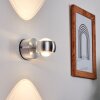 Lampe de salle de bain Florenz LED Aluminium, 2 lumières