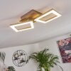 Plafonnier Batuna LED Nickel mat, 1 lumière