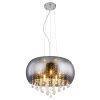 Suspension Globo KALLA Fumé, 5 lumières