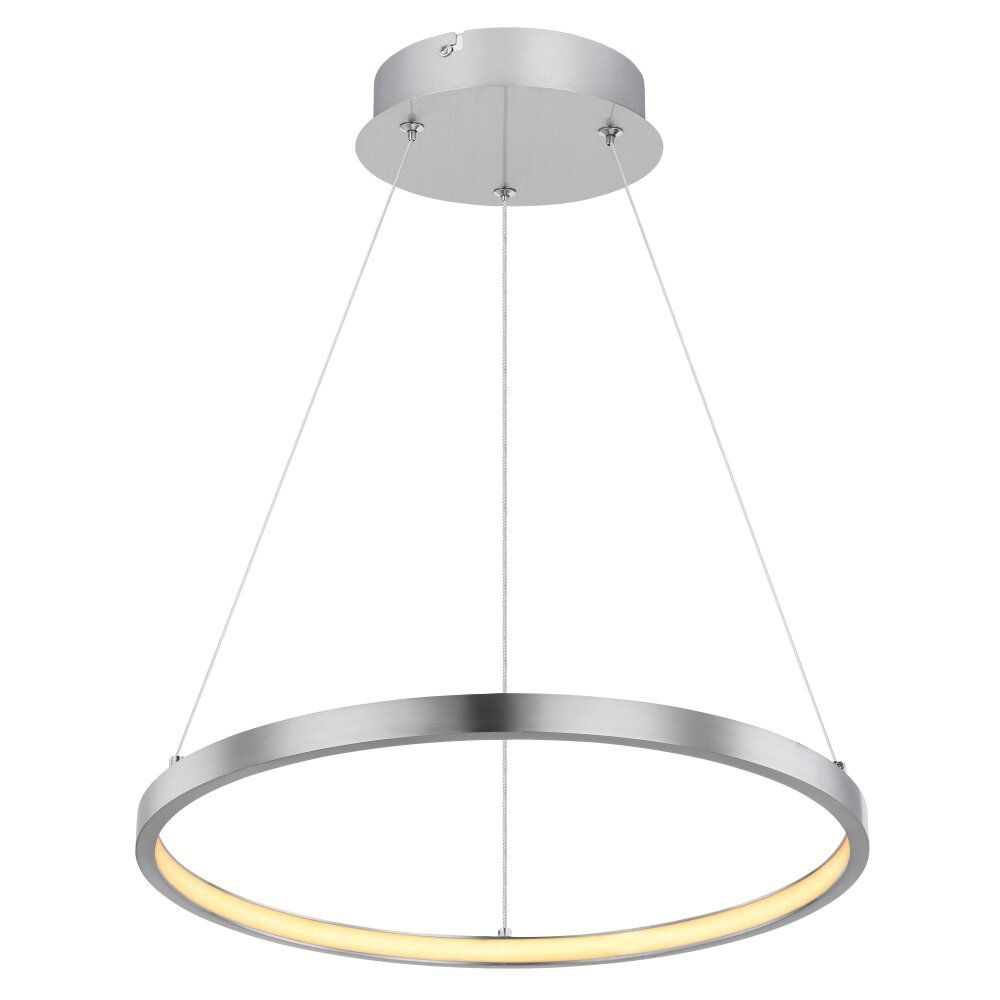 Suspension Globo RALPH LED Nickel mat, 1 lumière main product photo