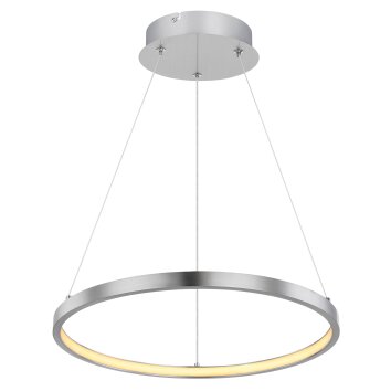 Suspension Globo RALPH LED Nickel mat, 1 lumière