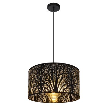 Suspension Globo BARZI Noir, 1 lumière Suspension Globo BARZI Noir, 1 lumière