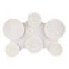 Plafonnier Globo FLAVETTO LED Blanc, 1 lumière, Télécommandes