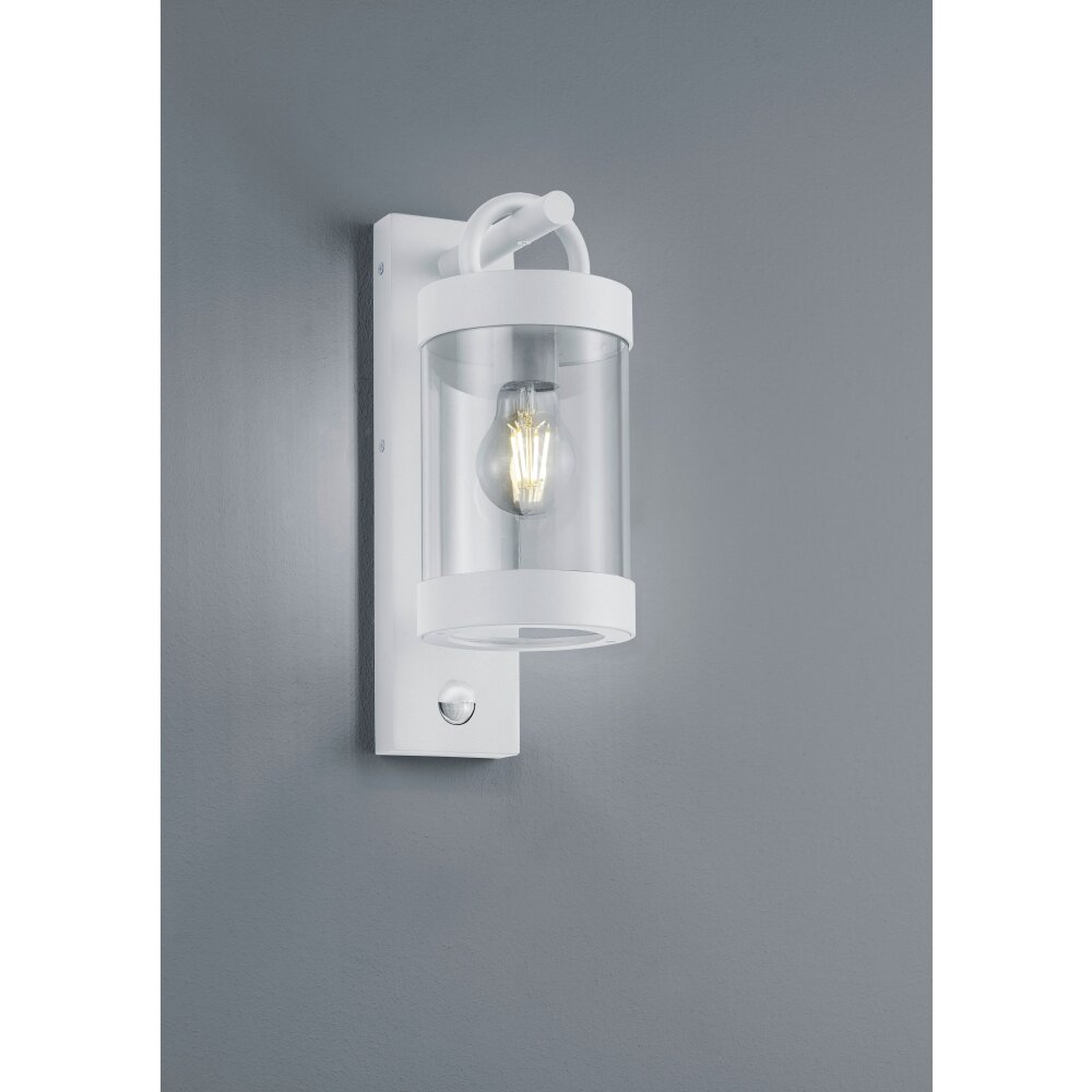 Applique murale d'extérieur Trio Sambesi Blanc, 1 lumière, Détecteur de mouvement main product photo