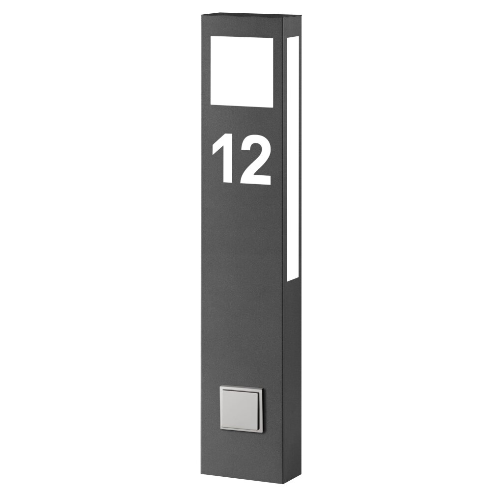 Borne lumineuse CMD Aqua Paulo Anthracite, 1 lumière main product photo