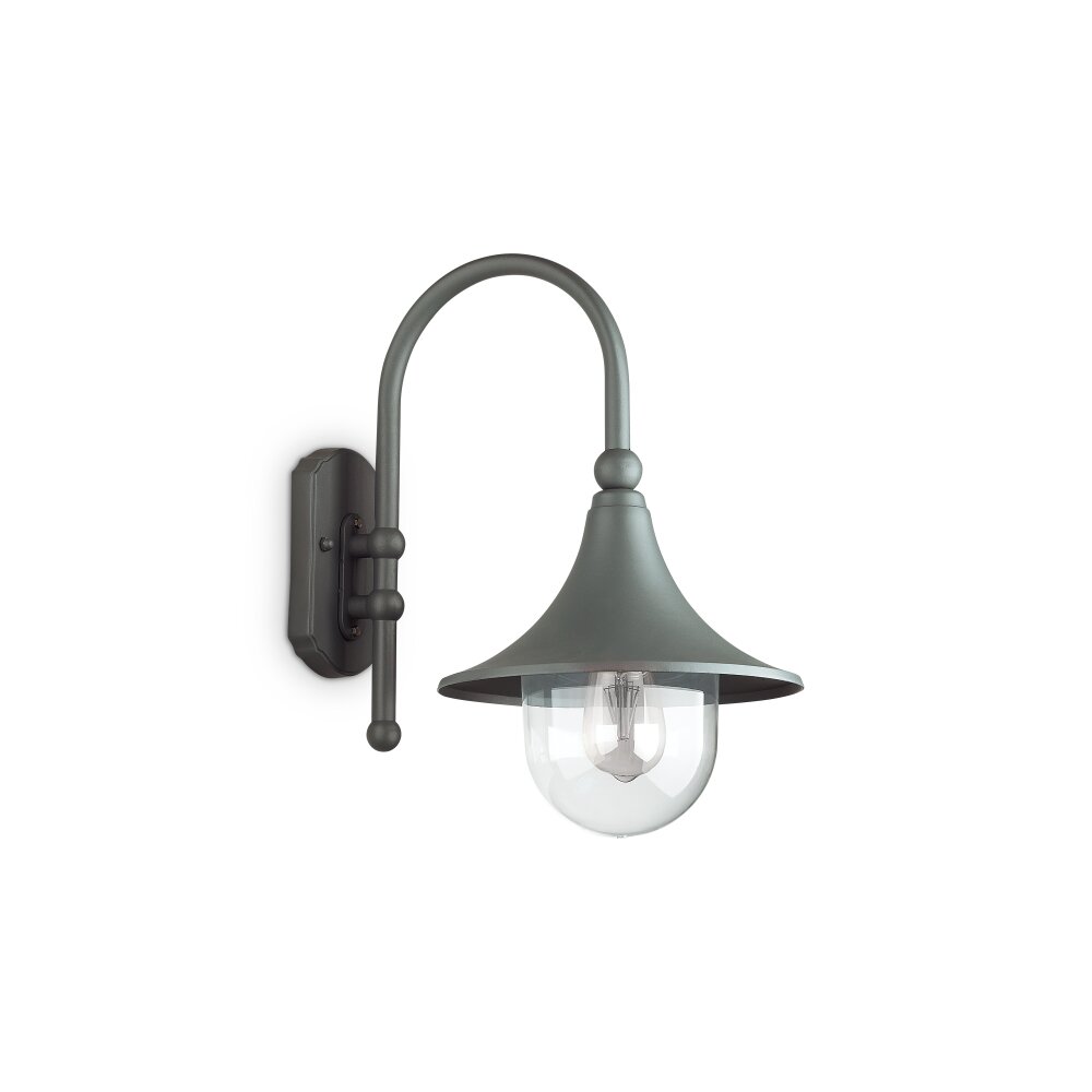 Applique murale d'extérieur Ideallux CIMA Gris, 1 lumière main product photo