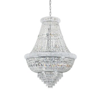 Suspension Ideallux DUBAI Chrome, 24 lumières