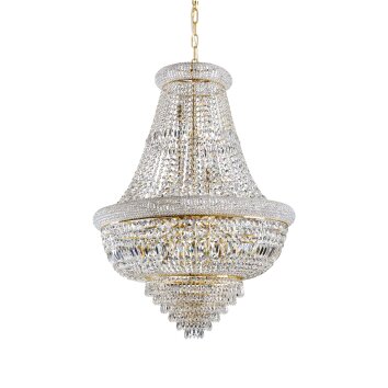 Suspension Ideallux DUBAI Laiton, 24 lumières